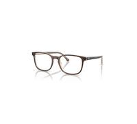 Ray-Ban Eyeglasses Unisex Rb5418 Optics - Brown On Transparent Light Brown Frame Clear Lenses Polarized 54-19