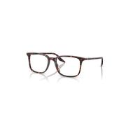 Ray-Ban Eyeglasses Unisex Rb5421 Optics - Havana Red Tortoiseshell Frame Clear Lenses Polarized 55-19