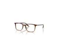 Ray-Ban Eyeglasses Unisex Rb5421 Optics - Striped Brown & Green Frame Clear Lenses Polarized 53-19
