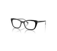Ray-Ban Eyeglasses Unisex Rb5433 Optics - Black On Transparent Frame Clear Lenses Polarized 50-19