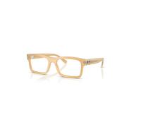 Ray-Ban Eyeglasses Unisex Rb5435 Optics Change - Photo Striped Brown Frame Clear Lenses Polarized 56-19