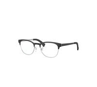 Ray-Ban Eyeglasses Unisex Rb6317 Optics - Black Frame Clear Lenses Polarized 51-20