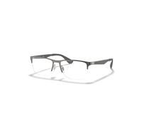 Ray-Ban Eyeglasses Unisex Rb6335 Optics - Grey Frame Clear Lenses Polarized 58-17