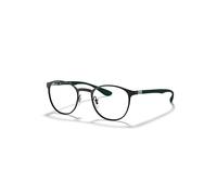 Ray-Ban Eyeglasses Unisex Rb6355 Optics - Sand Green Frame Clear Lenses 50-20