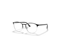 Ray-Ban Eyeglasses Unisex Rb6375 Optics - Black Frame Clear Lenses Polarized 51-18
