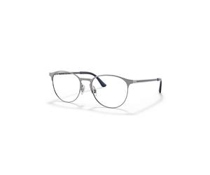 Ray-Ban Eyeglasses Unisex Rb6375 Optics - Grey Frame Clear Lenses Polarized 51-18