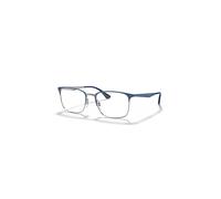 Ray-Ban Eyeglasses Unisex Rb6421 Optics - Blue Frame Clear Lenses Polarized 54-18