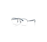 Ray-Ban Eyeglasses Unisex Rb6487 Optics - Blue Frame Clear Lenses Polarized 50-20