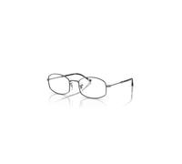 Ray-Ban Eyeglasses Unisex Rb6510 Optics - Gunmetal Frame Clear Lenses Polarized 52-20