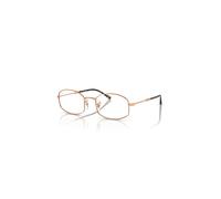 Ray-Ban Eyeglasses Unisex Rb6510 Optics - Rose Gold Frame Demo Lens Lenses Polarized 50-20
