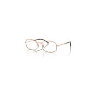 Ray-Ban Eyeglasses Unisex Rb6510 Optics - Rose Gold Frame Demo Lens Lenses Polarized 52-20