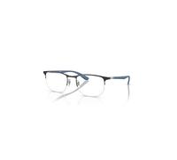 Ray-Ban Eyeglasses Unisex Rb6513 Optics - Sand Light Blue Frame Clear Lenses Polarized 55-20