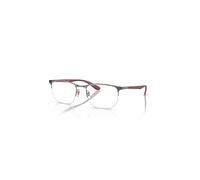 Ray-Ban Eyeglasses Unisex Rb6513 Optics - Sand Red Frame Clear Lenses Polarized 55-20