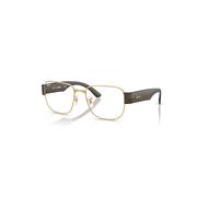 Ray-Ban Eyeglasses Unisex Rb6532 Optics - Sand Brown Frame Clear Lenses Polarized 53-18
