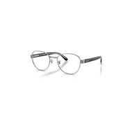 Ray-Ban Eyeglasses Unisex Rb6543 Optics - Black On Transparent Frame Clear Lenses Polarized 52-20