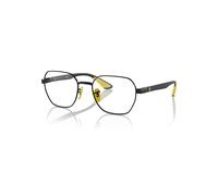 Ray-Ban Eyeglasses Unisex Rb6594m Optics Scuderia Ferrari Collection - Black Frame Clear Lenses Polarized 54-20
