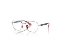 Ray-Ban Eyeglasses Unisex Rb6594m Optics Scuderia Ferrari Collection - Blue Frame Clear Lenses Polarized 54-20