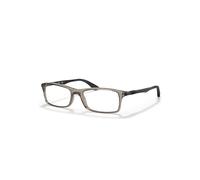 Ray-Ban Eyeglasses Unisex Rb7017 Optics - Black Frame Clear Lenses Polarized 54-17