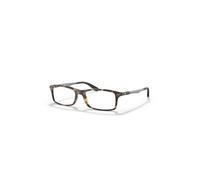 Ray-Ban Eyeglasses Unisex Rb7017 Optics - Gunmetal Frame Clear Lenses 54-17