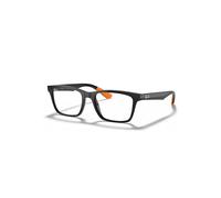 Ray-Ban Eyeglasses Unisex Rb7025 Optics - Black Frame Clear Lenses Polarized 55-17