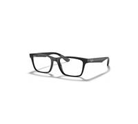 Ray-Ban Eyeglasses Unisex Rb7025 Optics - Black Frame Clear Lenses Polarized 57-17