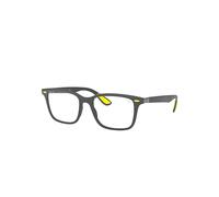 Ray-Ban Eyeglasses Unisex Rb7144m Scuderia Ferrari Collection - Grey Frame Clear Lenses Polarized 53-18