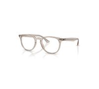 Ray-Ban Eyeglasses Unisex Rb7159 Optics - Transparent Beige Frame Clear Lenses Polarized 50-20
