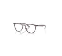 Ray-Ban Eyeglasses Unisex Rb7159 Optics - Transparent Grey Frame Clear Lenses Polarized 52-20