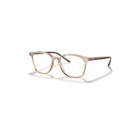 Ray-Ban Eyeglasses Unisex Rb7185 - Shiny Brown Frame Clear Lenses Polarized 52-18
