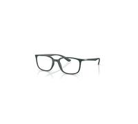 Ray-Ban Eyeglasses Unisex Rb7208 Optics - Green Frame Clear Lenses Polarized 54-18