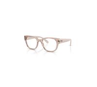 Ray-Ban Eyeglasses Unisex Rb7210 Optics - Ivory Frame Clear Lenses Polarized 50-20