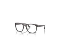 Ray-Ban Eyeglasses Unisex Rb7228 Optics - Opal Dark Grey Frame Clear Lenses Polarized 53-21