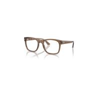 Ray-Ban Eyeglasses Unisex Rb7228 Optics - Transparent Light Brown Frame Clear Lenses Polarized 55-21
