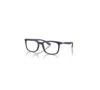 Ray-Ban Eyeglasses Unisex Rb7230 Optics - Sand Blue Frame Clear Lenses Polarized 52-19
