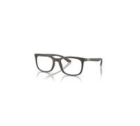 Ray-Ban Eyeglasses Unisex Rb7230 Optics - Sand Brown Frame Clear Lenses Polarized 54-19
