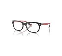 Ray-Ban Eyeglasses Unisex Rb7307m Optics Scuderia Ferrari Collection - Red Frame Clear Lenses Polarized 52-17