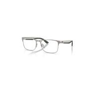 Ray-Ban Eyeglasses Unisex Rb7550 Optics - Gunmetal Frame Clear Lenses Polarized 57-18
