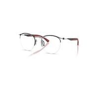Ray-Ban Eyeglasses Unisex Rb7553 Optics - Black Frame Clear Lenses Polarized 50-20