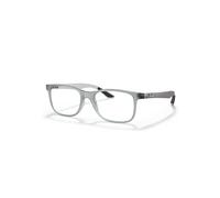 Ray-Ban Eyeglasses Unisex Rb8903 Optics - Grey Frame Clear Lenses Polarized 55-18