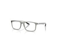 Ray-Ban Eyeglasses Unisex Rb8908 Optics - Matte Gunmetal Frame Clear Lenses Polarized 55-18