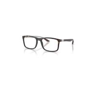Ray-Ban Eyeglasses Unisex Rb8908 Optics - Matte Gunmetal Frame Clear Lenses Polarized 55-18