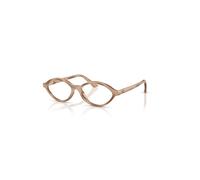 Ray-Ban Eyeglasses Unisex Romy Optics Bio-based - Cream Havana Frame Clear Lenses Polarized 54-16