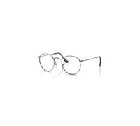 Ray-Ban Eyeglasses Unisex Round Metal Optics - Gunmetal Frame Demo Lens Lenses 47-21