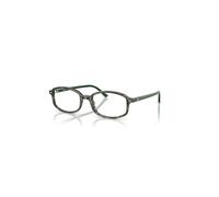 Ray-Ban Eyeglasses Unisex Sam Optics - Transparent Green Frame Clear Lenses Polarized 54-19