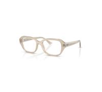 Ray-Ban Eyeglasses Unisex Shea Optics Bio-based - Cloudy Warm White Frame Clear Lenses Polarized 51-18