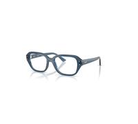 Ray-Ban Eyeglasses Unisex Shea Optics Bio-based - Light Blue Frame Clear Lenses Polarized 51-18