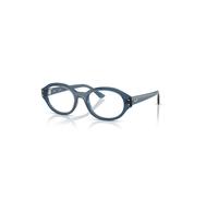Ray-Ban Eyeglasses Unisex Shilo Optics Bio-based - Light Blue Frame Clear Lenses Polarized 52-20