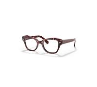 Ray-Ban Eyeglasses Unisex State Street Optics - Tortoise Frame Clear Lenses 48-20