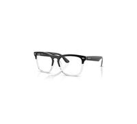Ray-Ban Eyeglasses Unisex Steve Optics - Black On Transparent Frame Clear Lenses Polarized 54-18