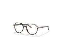 Ray-Ban Eyeglasses Unisex Thalia Optics - Brown & Grey Havana Frame Clear Lenses Polarized 49-18